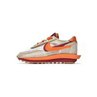 PK God Nike LD Waffle sacai CLOT Kiss of Death Net Orange Blaze DH1347-100