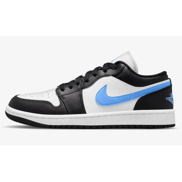 LJR Air Jordan 1 Low Black University Blue White (W) DC0774-041