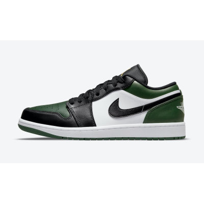 LJR Air Jordan 1 Low Green Toe 553558-371