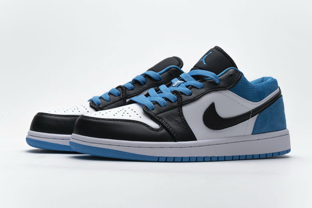 Best Replica LJR Air Jordan 1 Low Laser Blue (GS) CT1564-004 Fake Shoes ...