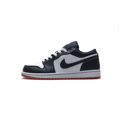 LJR Air Jordan 1 Low Obsidian Ember Glow 553558-481 01