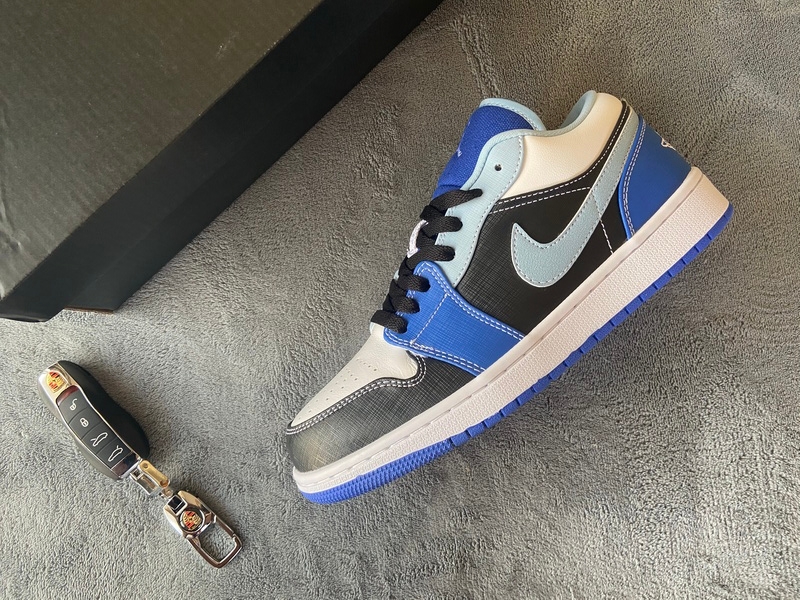 LJR Air Jordan 1 Low Racer Blue White DH0206-400