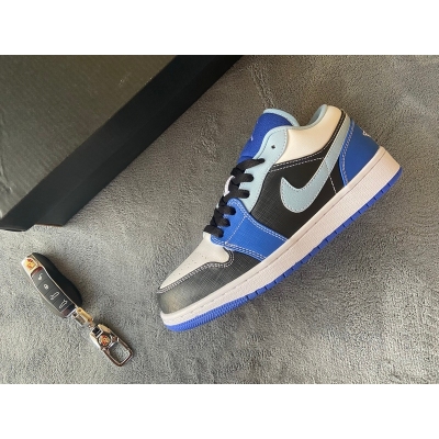 LJR Air Jordan 1 Low Racer Blue White DH0206-400