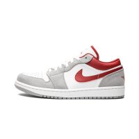 LJR Air Jordan 1 Low SE Light Smoke Grey Gym Red DC6991-016