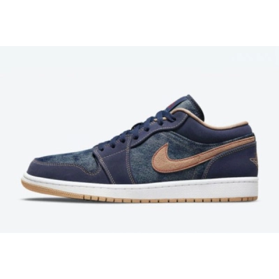 LJR Air Jordan 1 Low Washed Denim CZ8455-100 01