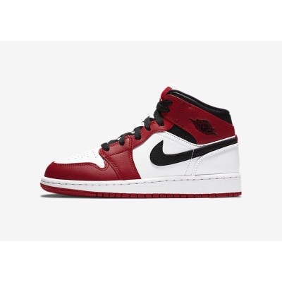 LJR Air Jordan 1 Mid Chicago (2020) (GS) 554725-173