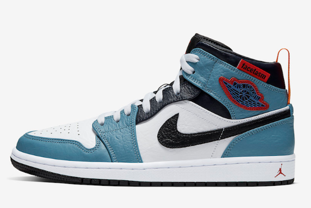 LJR Air Jordan 1 Mid Fearless Facetasm CU2802-100