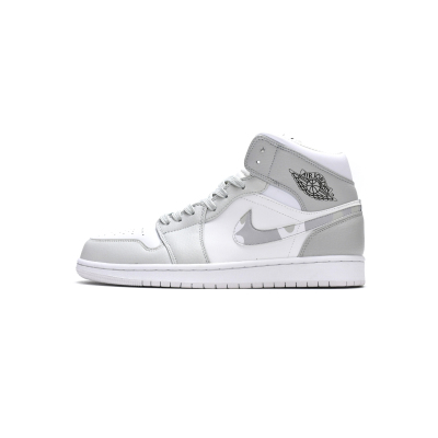 LJR Air Jordan 1 Mid Grey Camo DC9035-100