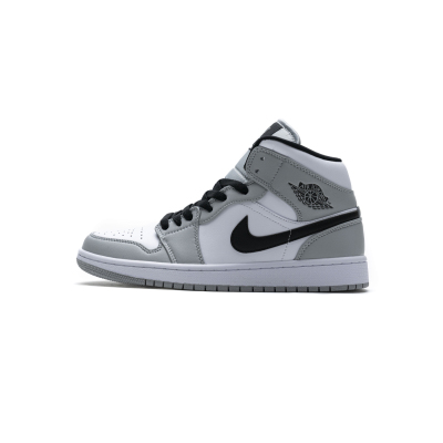 LJR Air Jordan 1 Mid Light Smoke Grey 554724-092