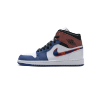 LJR Air Jordan 1 Mid Multi-Color Swoosh 852542-146