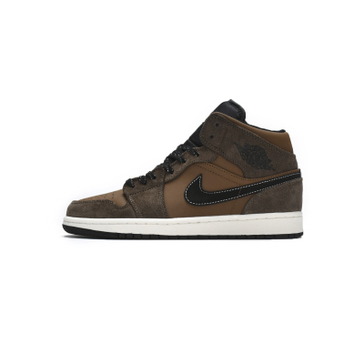 LJR Air Jordan 1 Mid SE Dark Chocolate DC7294-200