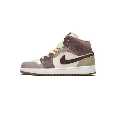 LJR Air Jordan 1 Mid SE Dark Pony Smoky Mauve (W) DO7440-821  01