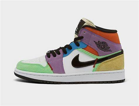 LJR Air Jordan 1 Mid SE Multi-Color (W) CW1140-100