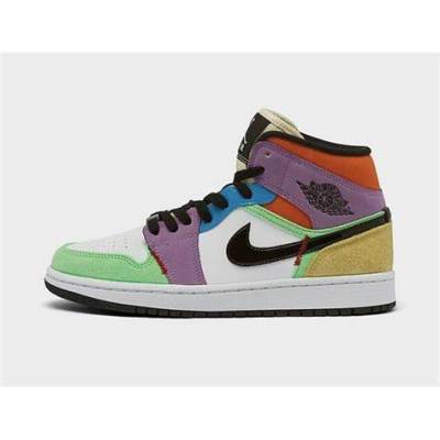 LJR Air Jordan 1 Mid SE Multi-Color (W) CW1140-100