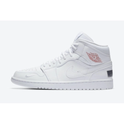 LJR Air Jordan 1 Mid SE Nike Swoosh On Tour (2020) CW7589-100 01