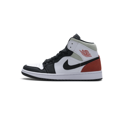 LJR Air Jordan 1 Mid SE Union Black Toe 852542-100