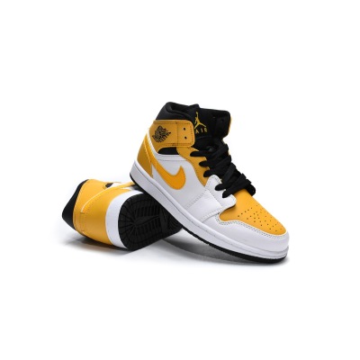 LJR Air Jordan 1 Mid University Gold 554724-170