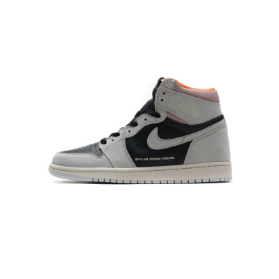 LJR Air Jordan 1 Retro High Neutral Grey Hyper Crimson 555088-018