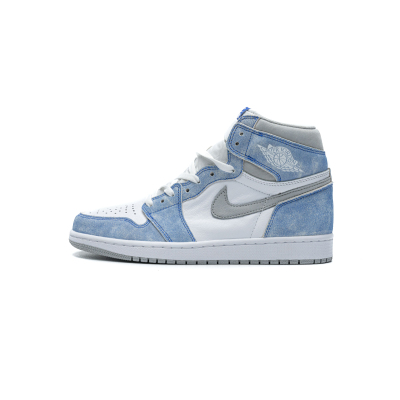 LJR Air Jordan 1 Retro High Hyper Royal Smoke Grey 555088-402