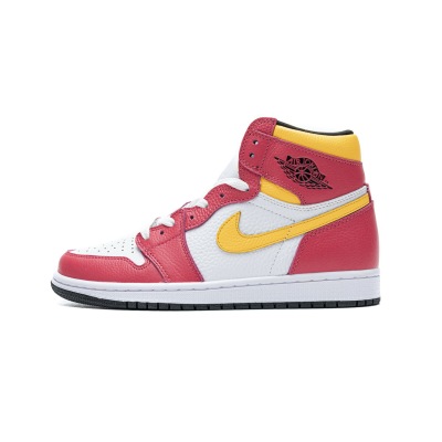 LJR Air Jordan 1 Retro High OG Light Fusion Red 555088-603