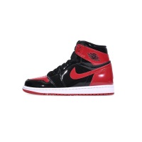 LJR Air Jordan 1 Retro High OG Patent Bred 555088-063 