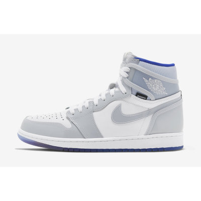 LJR Air Jordan 1 Retro High Zoom White Racer Blue  CK6637-104