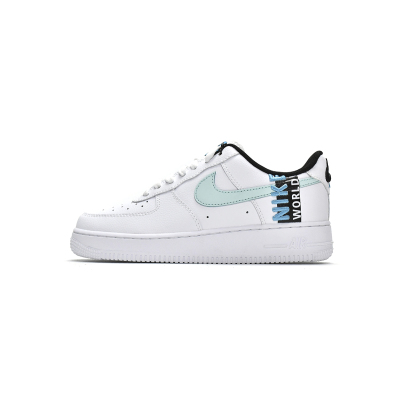 LJR Nike Air Force 1 Low '07 LV8 Worldwide Pack White Blue Fury CK6924-100