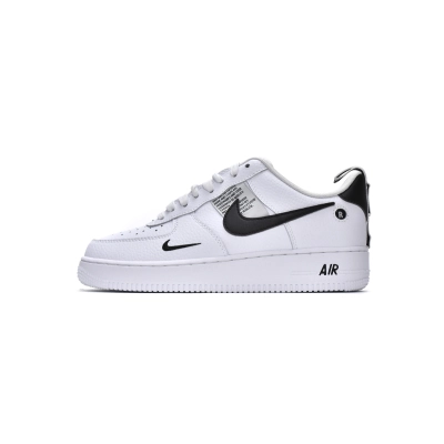 LJR Nike Air Force 1 Low Utility White Black AJ7747-100 01