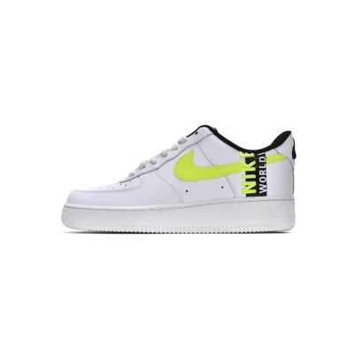 LJR Nike Air Force 1 Low Worldwide White Barely Volt (GS) CN8536-100 01