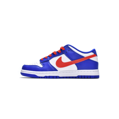 LJR Nike Dunk Low Bright Crimson Game Royal (GS) CW1590-104