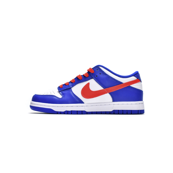 LJR Nike Dunk Low Bright Crimson Game Royal (GS) CW1590-104