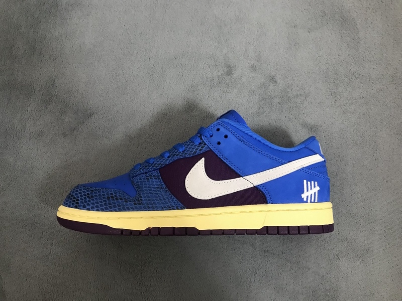 LJR Nike Dunk Low Undefeated 5 On It Dunk vs. AF1 DH6508-400