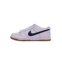 LJR Nike SB Dunk Low Orange Label White Navy  CZ2249-100