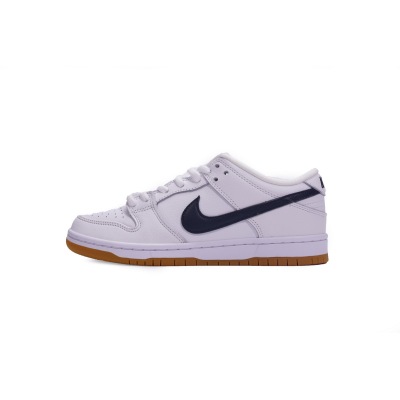 LJR Nike SB Dunk Low Orange Label White Navy  CZ2249-100