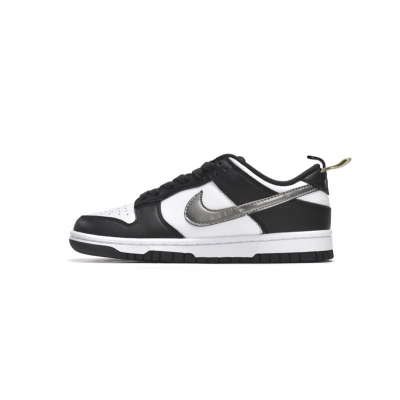 LJR Nike Dunk Low Black White Metallic (GS)  DH9764-001 01