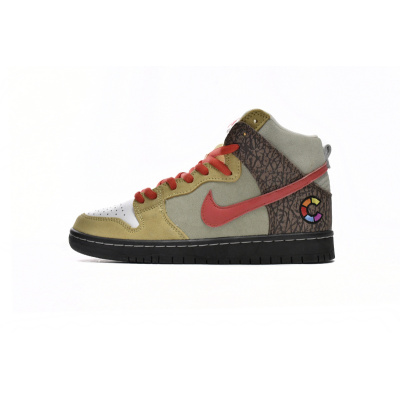 LJR Nike SB Dunk High Color Skates Kebab and Destroy CZ2205-700