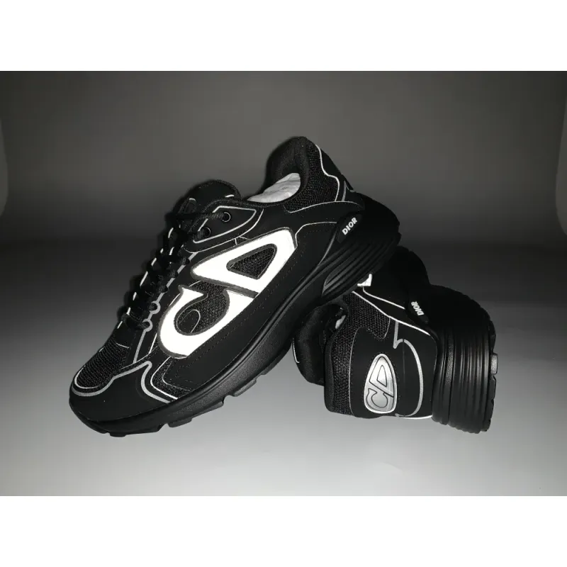 Dior Light Grey 'B30' Sneakers New Reflective 3SN27ZIR-16536