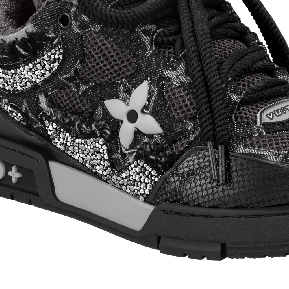 LOUIS VUITTON Swarovski™ crystals Skate Sneakers	