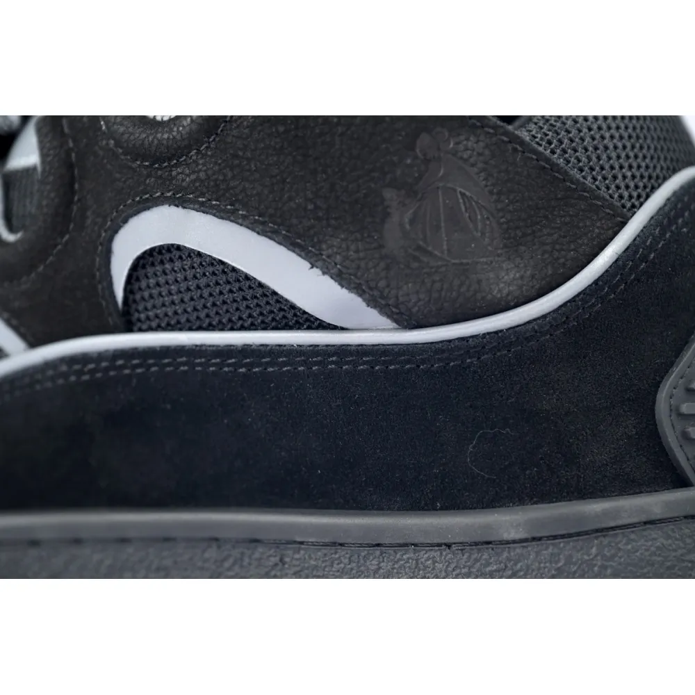 Lanvin Curb Sneaker Black Grey FM-SKRK11-REFL-P2210