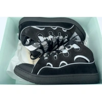 Lanvin Curb Sneaker Black Grey FM-SKRK11-REFL-P2210