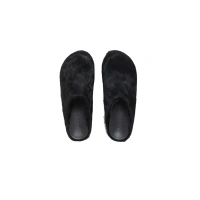 Marni Long hair Calfskin Fussbett Sabot Black SBMR000600P412200N99