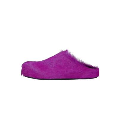 Marni Long hair Calfskin Fussbett Sabot Fuchsia SBMR000600P412200C58 01