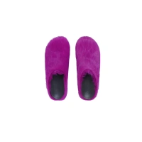 Marni Long hair Calfskin Fussbett Sabot Fuchsia SBMR000600P412200C58