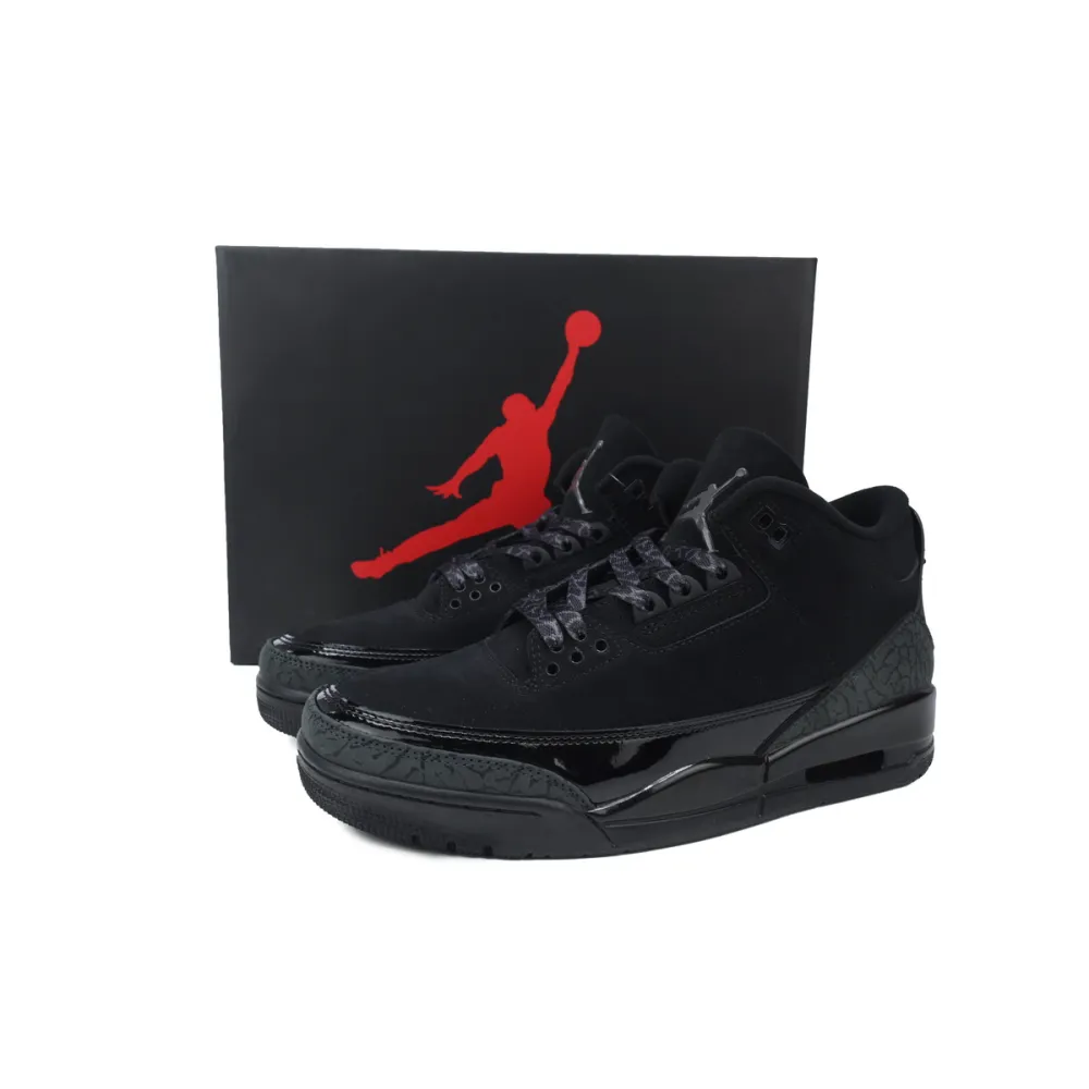 PK God Batch Air Jordan 3 Retro Black Cat 136064-002