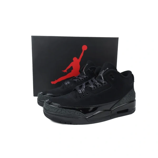 PK God Batch Air Jordan 3 Retro Black Cat 136064-002