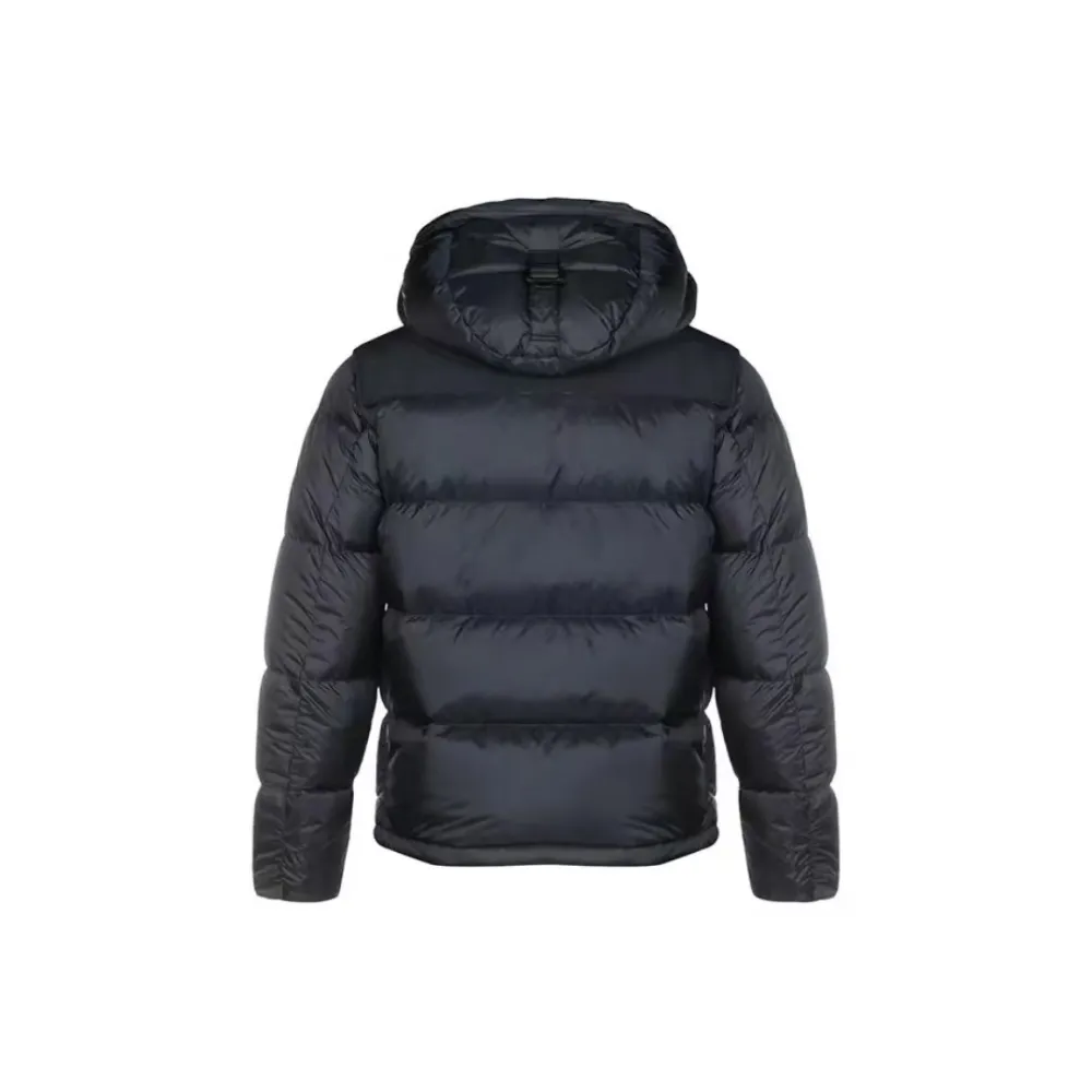 Burberry Hooded Puffer Jacket with Hood Navy