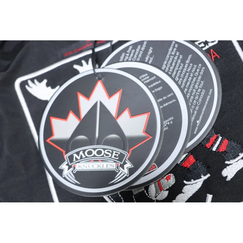 Moose knuckles Men's down jacket black