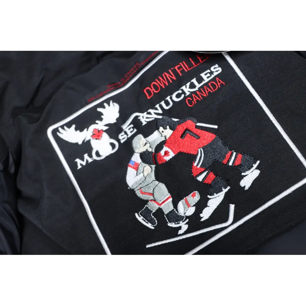 Moose knuckles Men's down jacket black