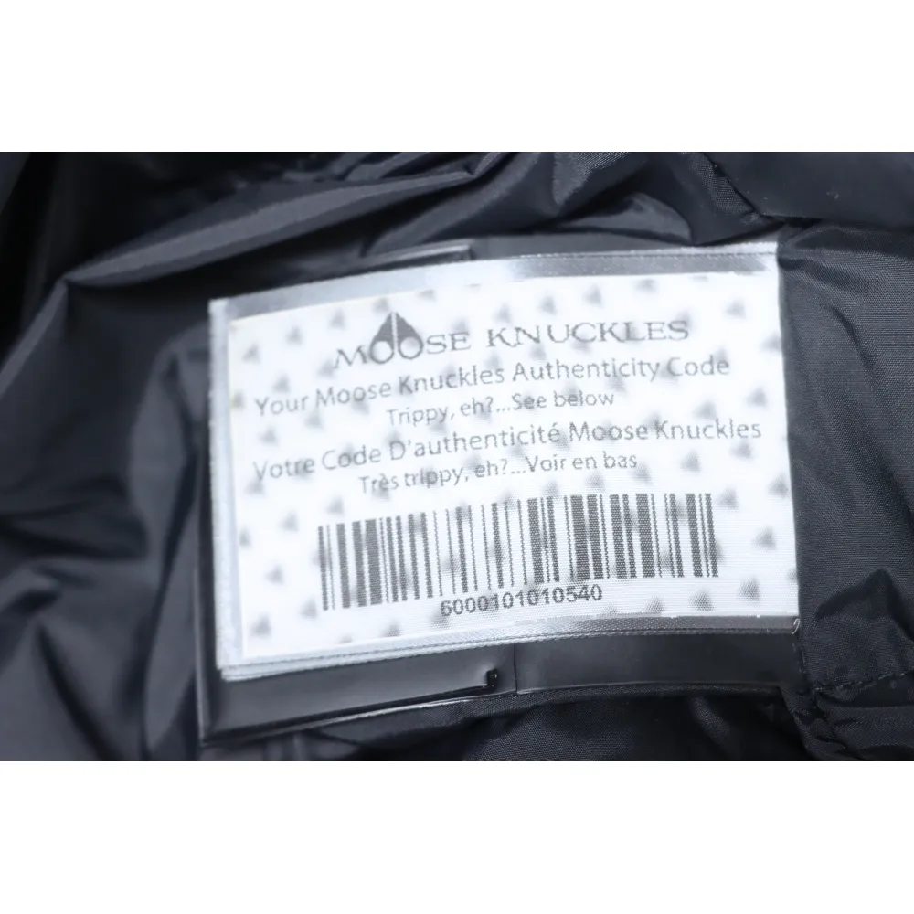 Moose knuckles Men's down jacket black