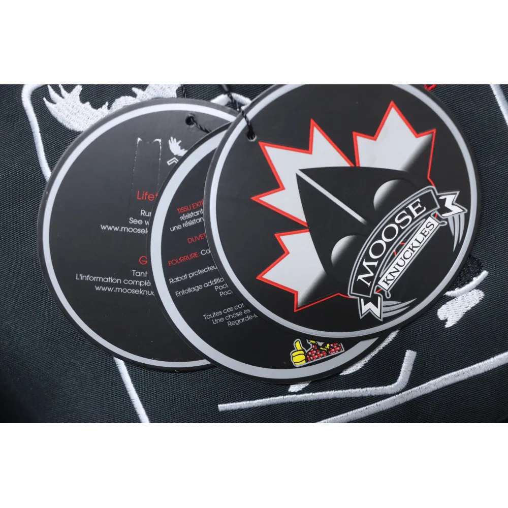 Moose knuckles Men's down jacket grey